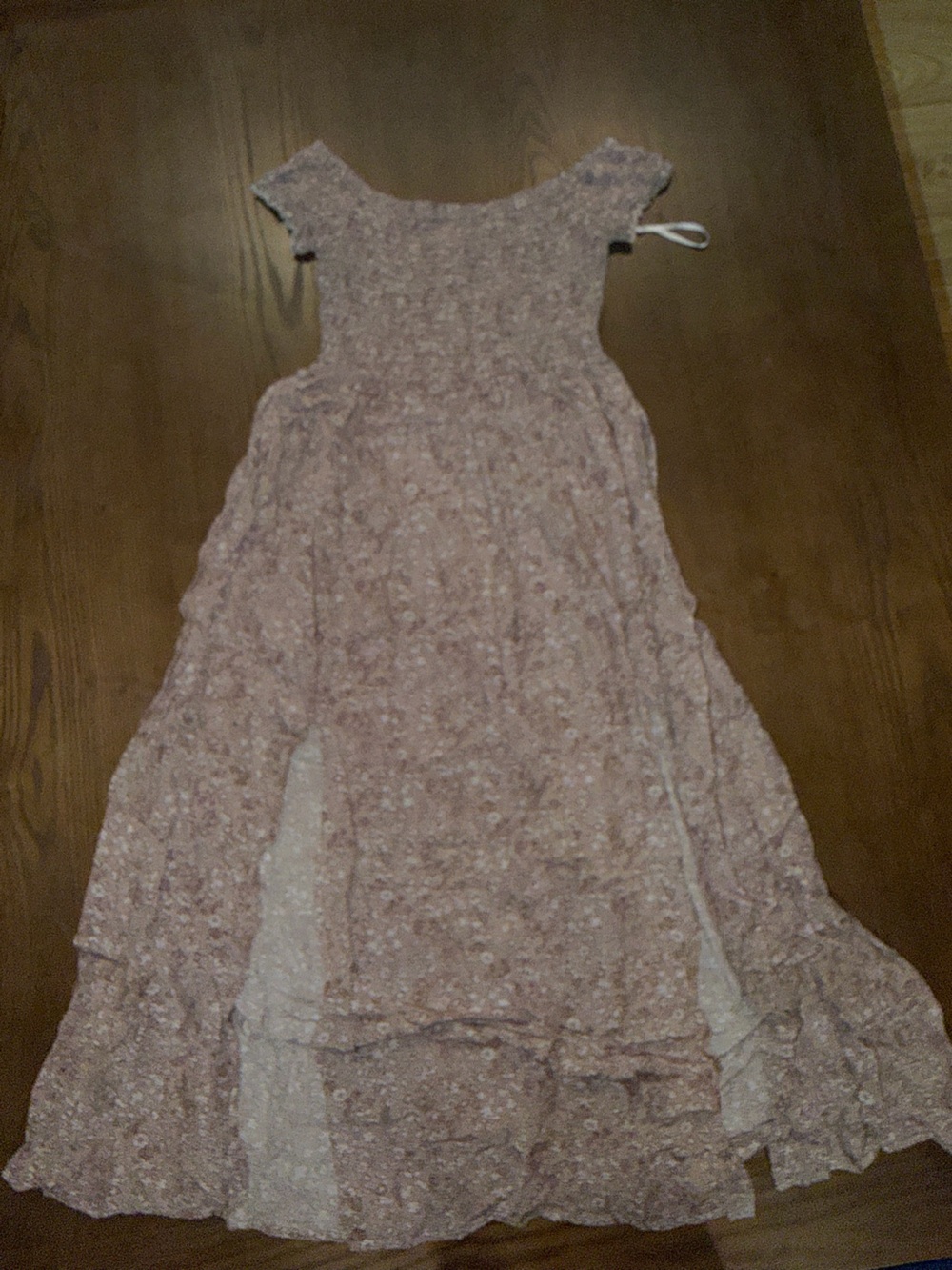 Soft Pink Floral Maxi Dress - Picture 1 of 1
